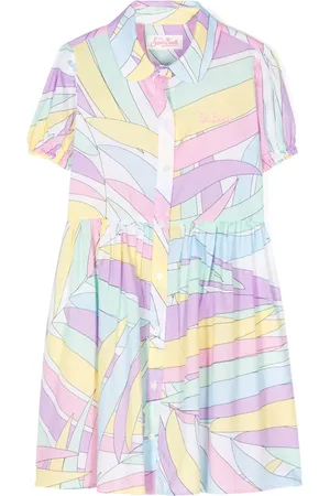 MC2 SAINT BARTH Jurk met colourblocking en geborduurd logo