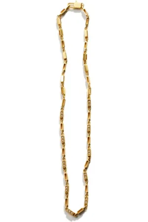 ALINKA 18kt geelgouden halsketting met diamant