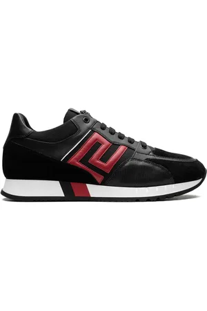 VERSACE Greek Key Contrast "Black" sneakers