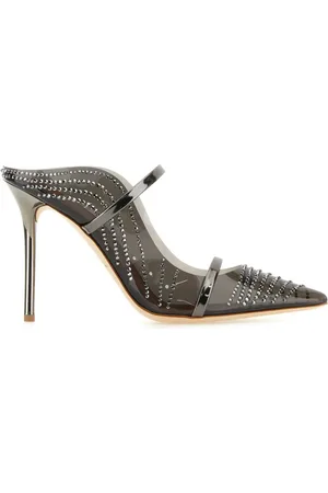 MALONE SOULIERS 100 mm Maureen verfraaide leren muiltjes