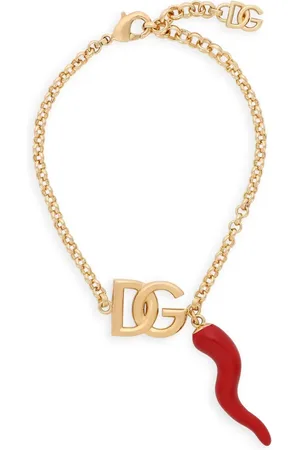 Dolce & Gabbana Schakelarmband met DG bedel