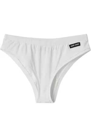 Miu Miu Slip met logopatch