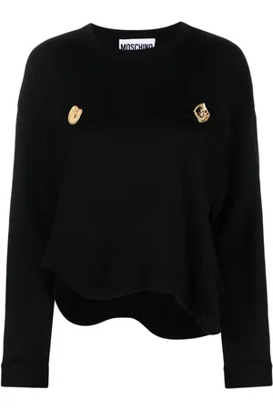 Moschino Trui met asymmetrische afwerking