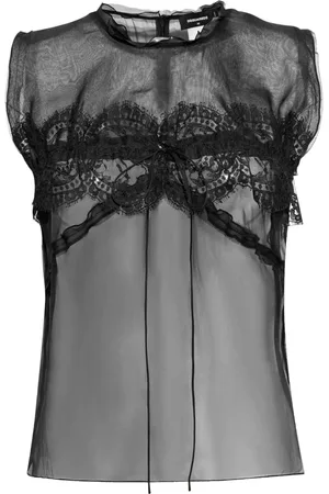 Dsquared2 Shirt met kanten detail