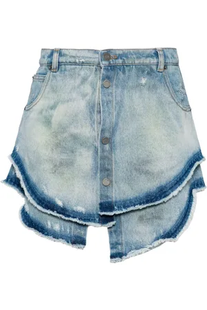 EgonLab Gelaagde denim rok
