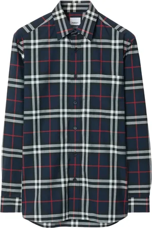 Burberry Geruit overhemd
