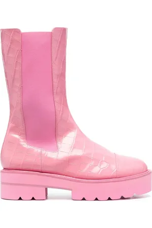 Stuart Weitzman Laarzen met krokodillenleer