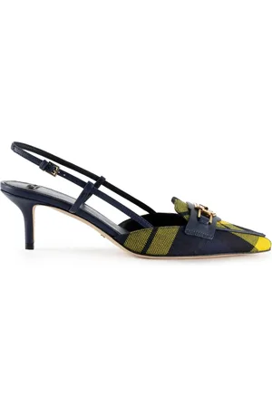 Elisabetta Franchi Pumps met tartan ruit