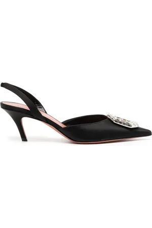 Amina Muaddi Camelia slingback pumps