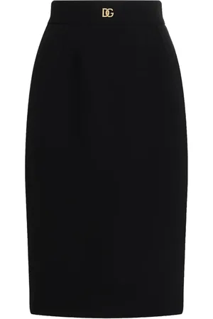 Dolce & Gabbana Kokerrok met logoplakkaat