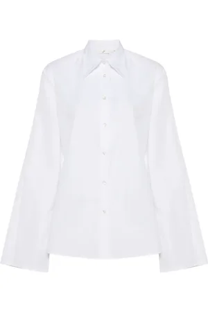 BITE Popeline blouse met klokmouwen