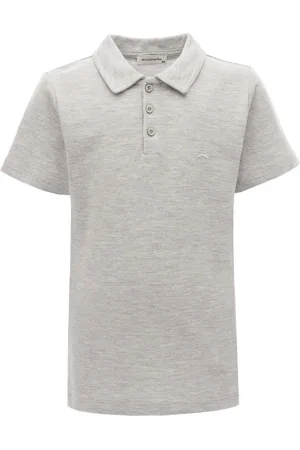 M. Moustache Poloshirt met gemêleerd