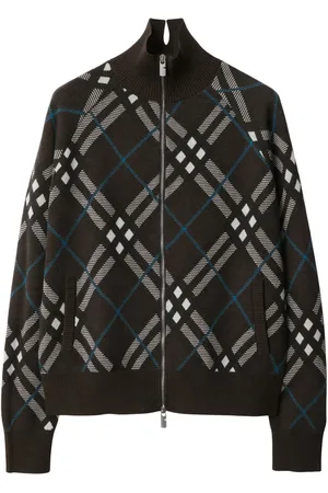 Burberry Geruit vest met rits