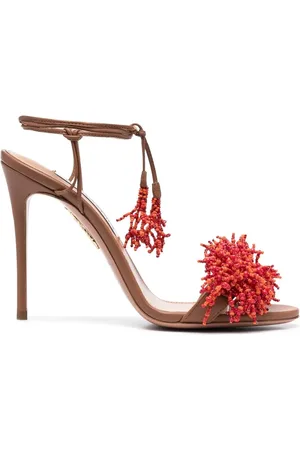 Aquazzura Sandalen met kralen