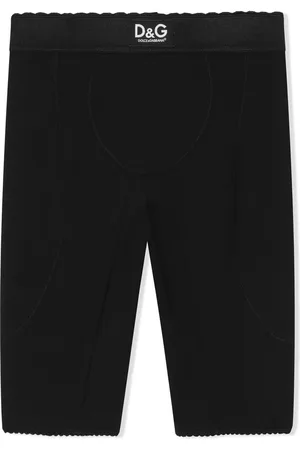 Dolce & Gabbana Fietsshorts met logopatch