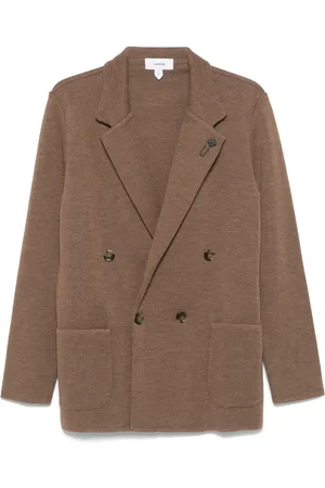 LARDINI Blazer van scheerwol