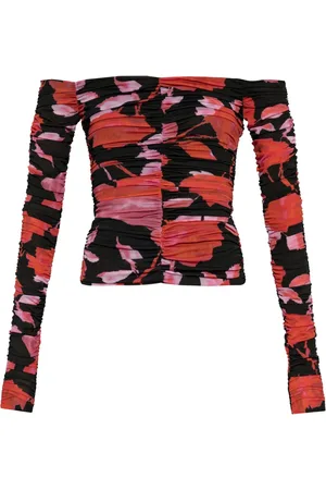 BLUMARINE Gedrapeerde top