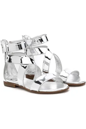 GALLUCCI Sandalen met metallic
