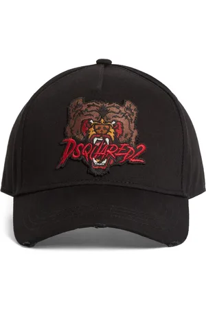 Dsquared2 Honkbalpet met tijgerapplicatie