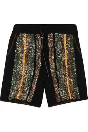 AMIRI Gevlochten shorts met bandanaprint