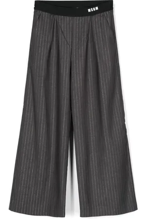 Msgm Lurex broek met krijtstreep