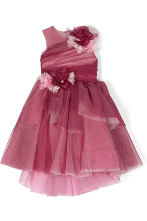 Marchesa Notte Gesmockte jurk
