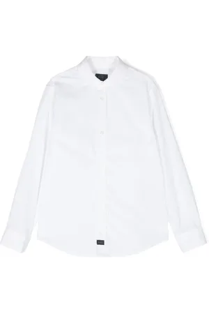 FAY Popeline shirt met lange mouwen