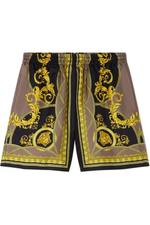 VERSACE Zijden shorts met print