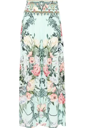 Camilla Petal Promise Land broek met wijde pijpen