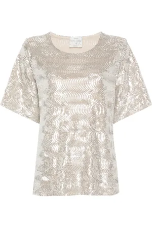 FORTE FORTE Blouse met pailletten