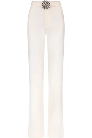AREA Broek met kristallen broche