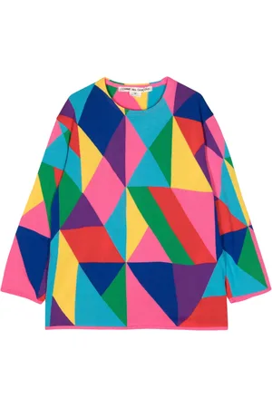 Comme des Garçons Trui met geometrisch patroon