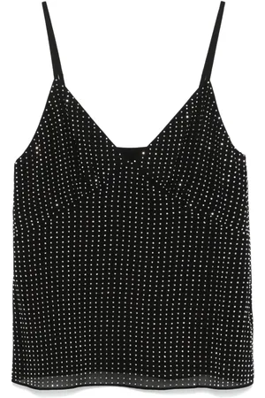 Michael Kors Georgette top verfraaid met stras