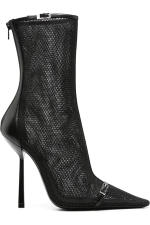 Saint Laurent 115 mm Oxalis laarzen met mesh