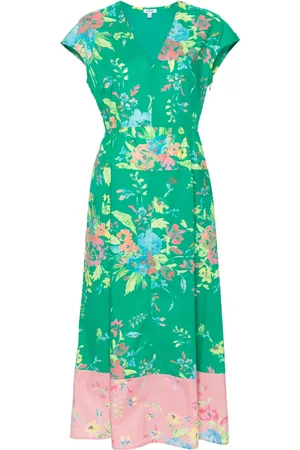 Aspesi Katoenen jurk met bloemenprint
