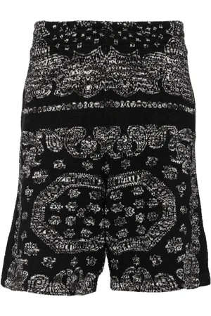 Breathe Bouclé shorts met jacquard