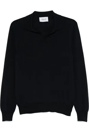 D4.0 Gebreid poloshirt