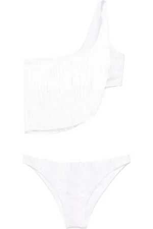 Missoni Asymmetrische bikini met franje