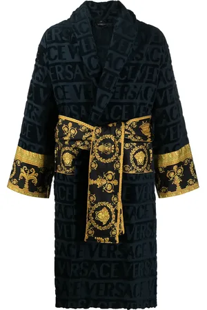 VERSACE Badjas met tekst