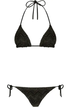 Missoni Bikini met zigzag gebreide