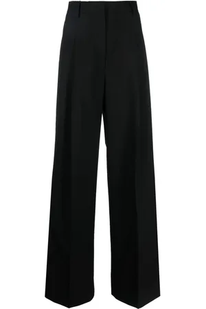Burberry Broek met wijde pijpen