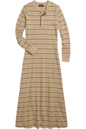 Ralph Lauren Gestreepte Henley maxi