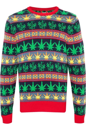 BODE Marin trui met jacquard