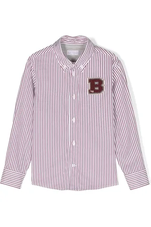 Brunello Cucinelli Shirt met logopatch