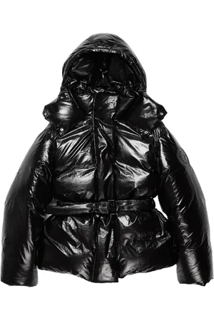 Acne Studios Donsjack met ceintuur