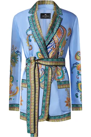 Etro Zijden twill blazer