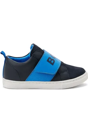 HUGO BOSS Leren sneakers met logoprint