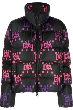 Duvetica Donsjack met monogram patroon