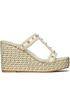 VALENTINO GARAVANI Rockstud sandalen met sleehak