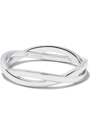 De Beers 18kt witgouden Infinity ring